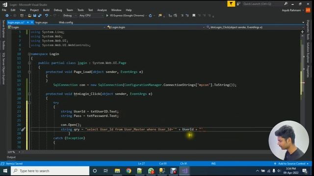 How To Create Login Page In Asp.Net Web Application | Web Tech смотреть онлайн