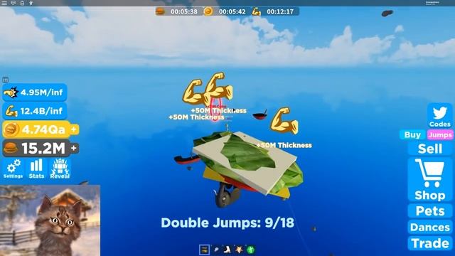 Buying The Infinite Size Gamepass In Roblox Thick Legends смотреть онлайн