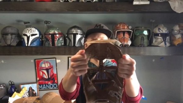 I Made a Cardboard DARTH VADER Helmet!