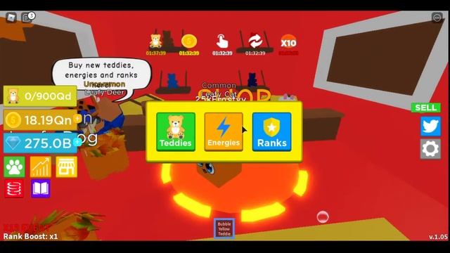 Roblox Teddy Bear Simulator смотреть онлайн