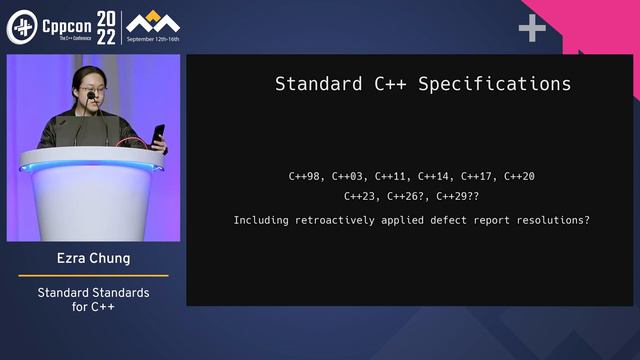 Lightning Talk_ Standard Standards for C++ - Ezra Chung - CppCon 2022 смотреть онлайн