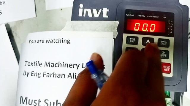 Invt Vfd PB Protection Group Parameter Setting All Details Very Simply In Urdu / Hindi. #invt #vfd