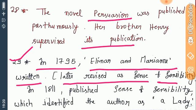 Jane Austen complete biography, Romantic age novelist.English Literature important notes. смотреть онлайн