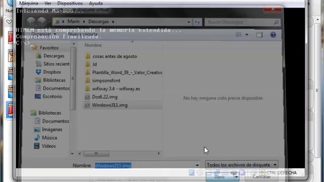 Instalacion MS/DOS Windows 3.11 en VirtualBox смотреть онлайн