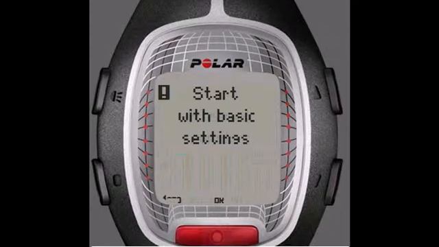 Настройка спортивных часов Polar RS300X Black смотреть онлайн