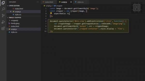 How to Crop an Image in Javascript using Cropper JS