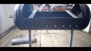 делаем мангал из газового баллона.