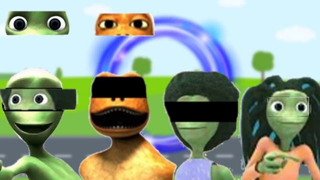 Wrong Eyes DAME TU COSITA and PATILA CHALLENGE Alien Green El Chombo Dance Wrong Heads Yeşil Uzaylı смотреть онлайн