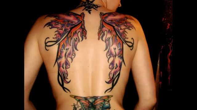 Татуировки с крыльями смотреть онлайн