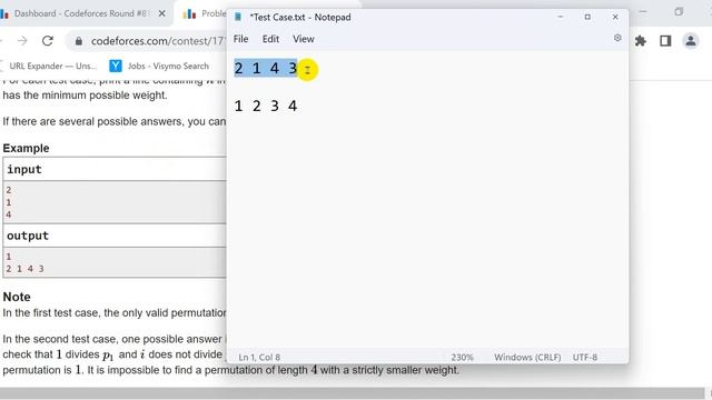 1711 A Perfect Permutation Codeforces Round #810 смотреть онлайн