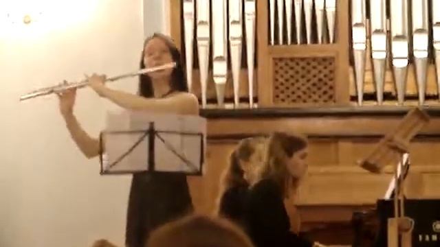 Hindemith. Sonate For Flute and Piano. part 3 & 4 (Evgeniya Kossmann) смотреть онлайн