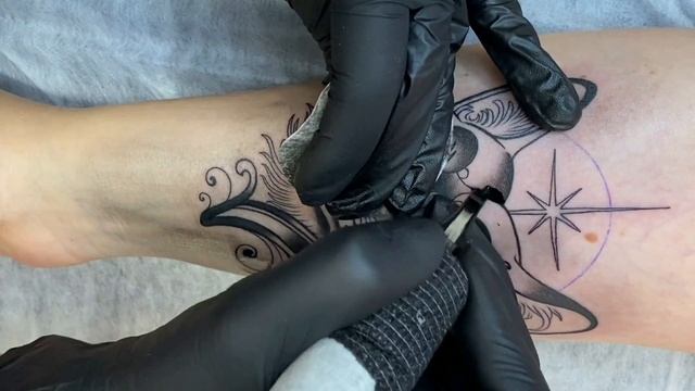 Tattoo process time lapse raccoon neo traditional смотреть онлайн