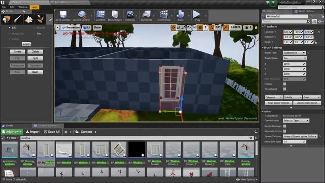 Creating a Level: Doors & Windows | 04 | Tuto Series | Hello Neighbor Modding смотреть онлайн