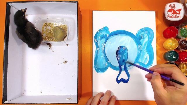 ЦЫПЛЯТА рисуют / Как нарисовать СЛОНА для детей от РыбаКит смотреть онлайн