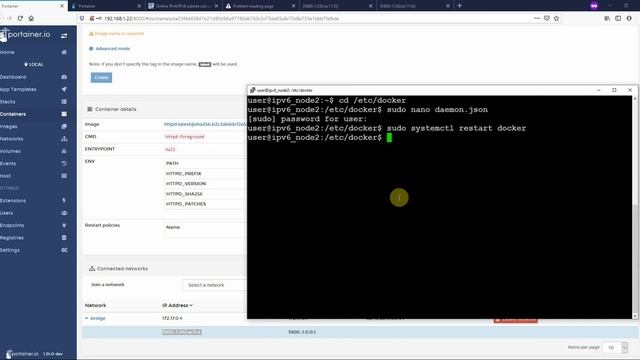 How-to: Use IPv6 With Portainer On Docker