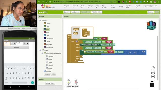 [Android] Konversi Suhu Di MIT App Inventor