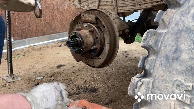 Замены ступицы Уаз военный мост часть 2 смотреть онлайн