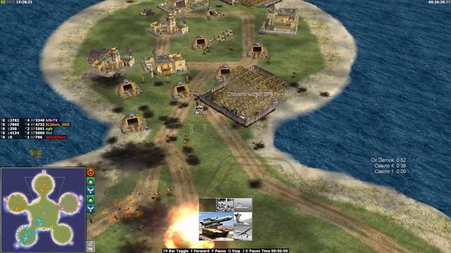 ТАНКИСТ ВЗБЕСИЛСЯ НА CASINO!!! GENERALS ZERO HOUR смотреть онлайн