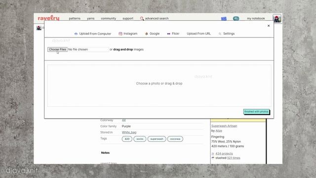 Систематизация запасов пряжи. Подробное руководство по ravelry.com смотреть онлайн