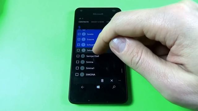 Microsoft Lumia 550 - How To Remove/delete Contacts