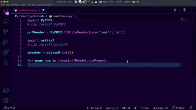 Python Project : Convert PDF To AudioBook Using Python Programming #2022 смотреть онлайн