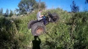 Полноприводный трицикл Васюган 3х3 с шинами БЕЛ-79 2wd motorcycle