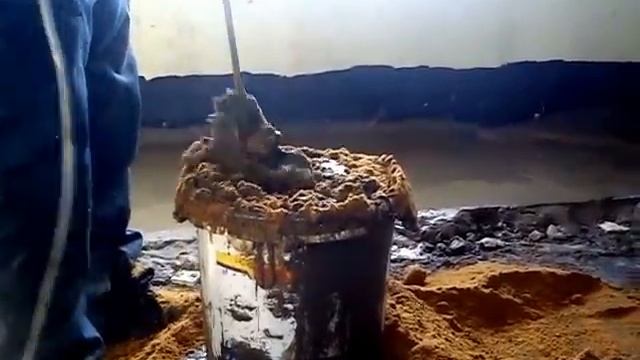 Как замешать много раствора за раз? смотреть онлайн