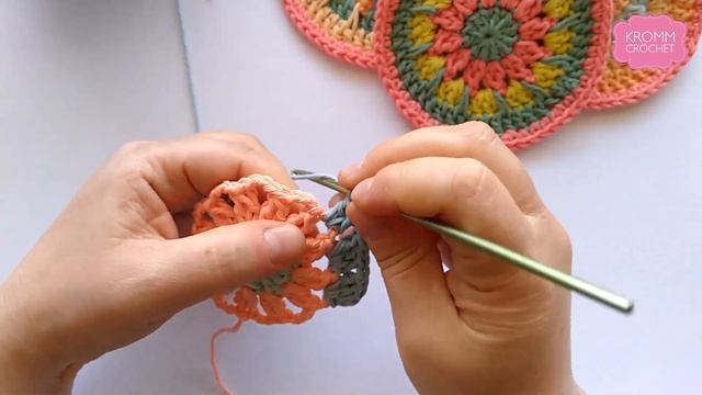 MANDALA a crochet SÚPER COLORIDO!! (FÁCIL) #crochet смотреть онлайн