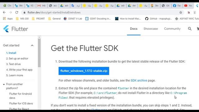 50-Mobile APP Course-Flutter Course-Win Setup Part 1-Install Git , Flutter SDK смотреть онлайн