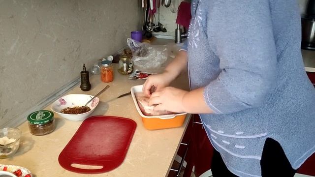 Запечёная свиная корейка__сочная и ароматн