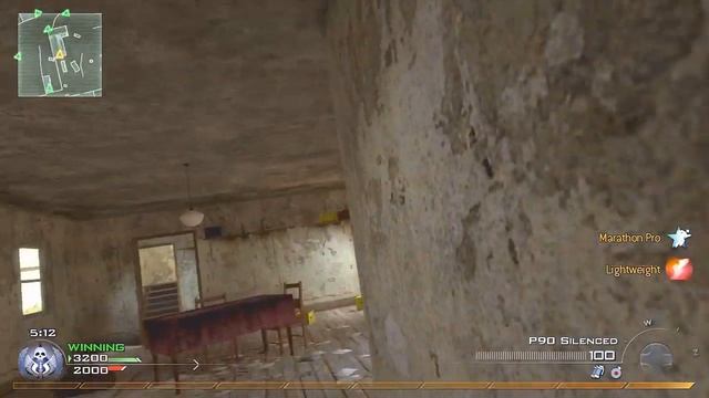 Modern Warfare 2 Stimulus Map Pack DLC Multiplayer on Overgrown! COD MW2 P90 Rushing Gameplay смотреть онлайн