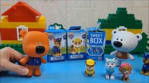 Мимимишки распаковываем свит бокс щенячий патруль игрушки, sweet box paw patrol, сюрпризы, мультик.
