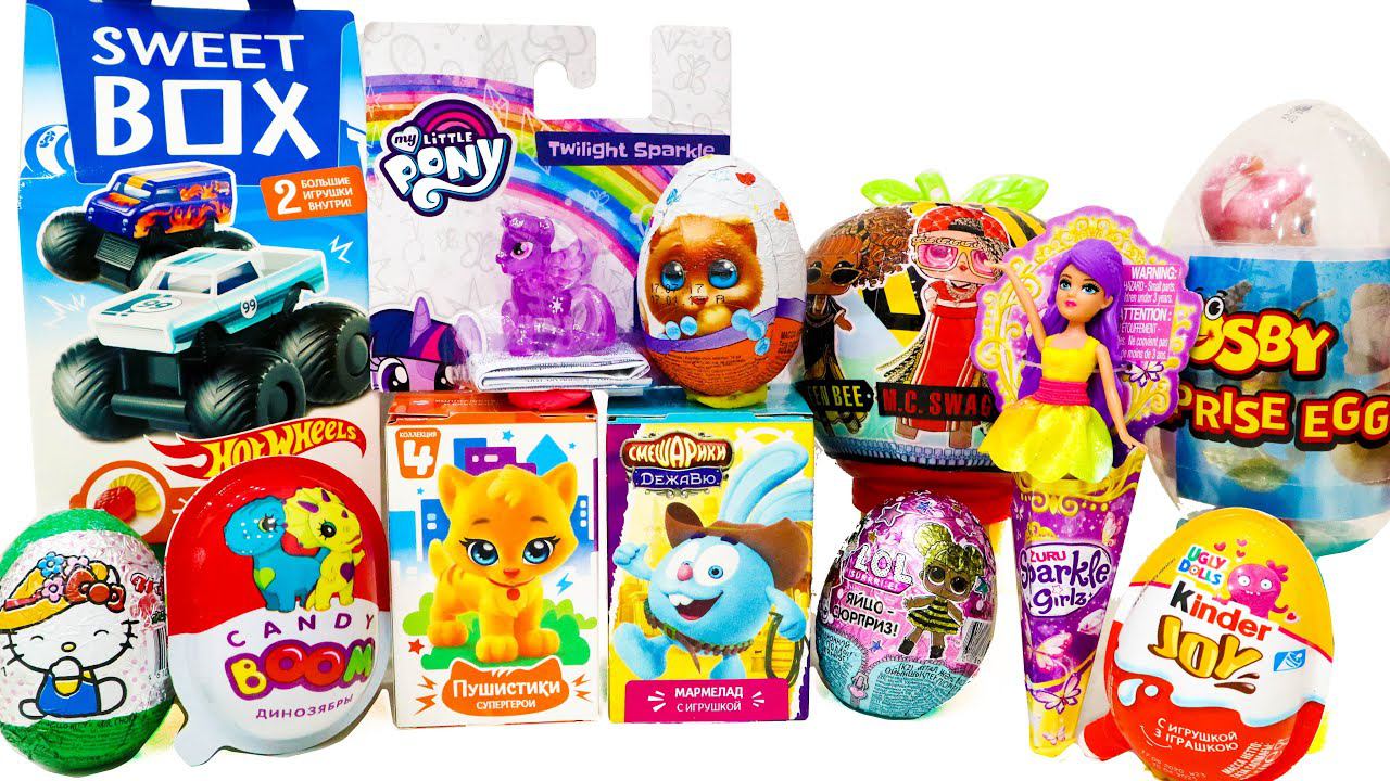 СЮРПРИЗНЫЙ МИКС Киндер Джой Май Литл Пони КИТАЙСКИЙ ЛОЛ Смешарики КУКЛЫ СПАРКЛ Хэлло Китти Пушистики смотреть онлайн