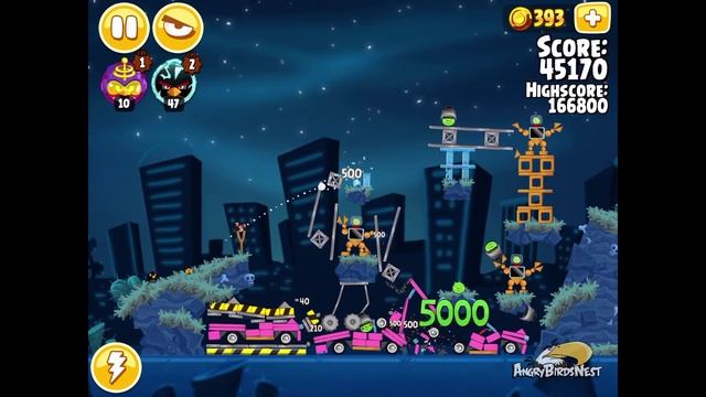 Angry Birds Seasons Invasion of the Egg Snatchers 1-6 Walkthrough 3 Star смотреть онлайн