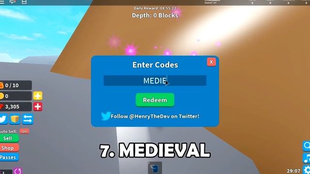 ALL WORKING CODES IN [?] Treasure Hunt Simulator [ROBLOX] | 12 CODES смотреть онлайн