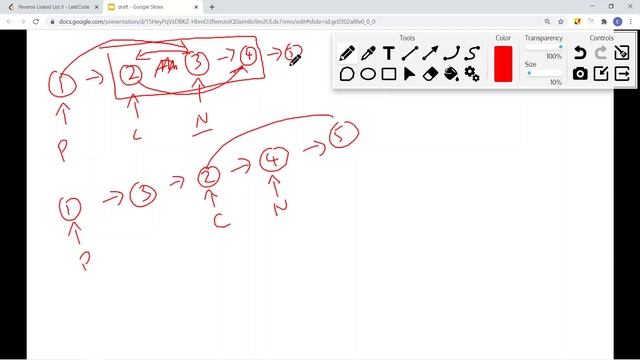 [Java] Leetcode 92. Reverse Linked List II [LinkedList Reversal #2] смотреть онлайн