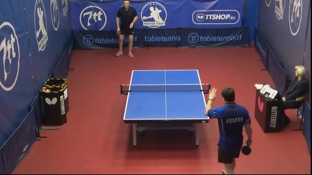 Настольный теннис матч 12:45 Хохлов Михаил Муренков Андрей смотреть онлайн