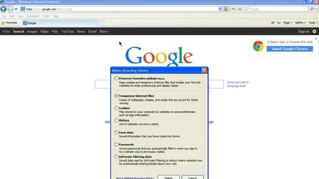 How to Clear Your Cache in Internet Explorer 8 смотреть онлайн