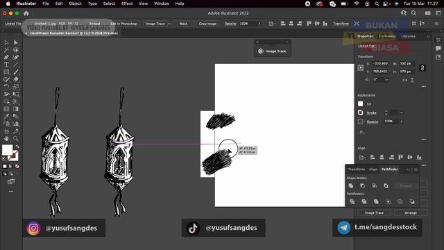 Bukan Tutorial Biasa Eps.6 : 25 Menit membuat Vector Hand Drawn Ramadan Illustration Keren смотреть онлайн