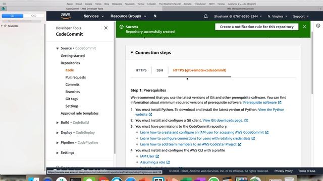 AWS CodeCommit | Concept | Demo:- Create, Clone, Commit, Push into Repository Using Git commands смотреть онлайн