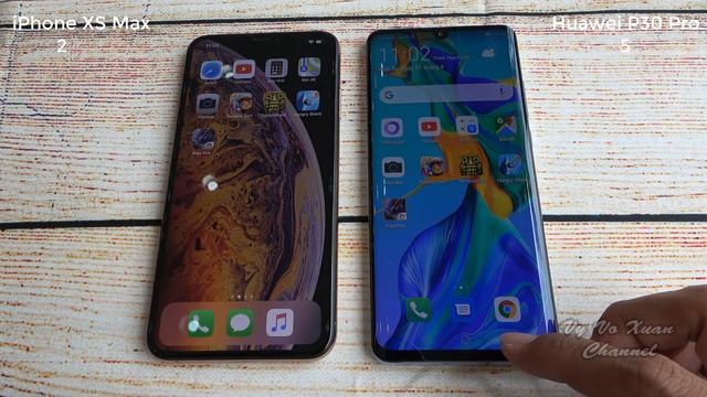 Apple iPhone XS Max VS Huawei P30 Pro | SpeedTest and camera comparison смотреть онлайн