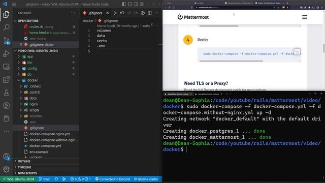 Slack Clone On Rails With Mattermost And Docker смотреть онлайн