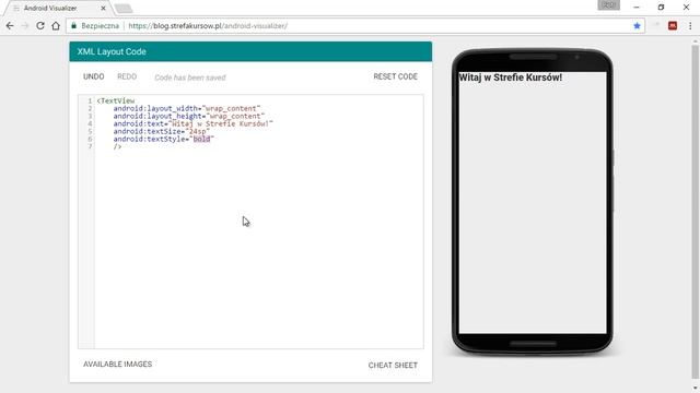 Kurs ANDROID - Element TextView ▶strefakursow.pl◀ смотреть онлайн