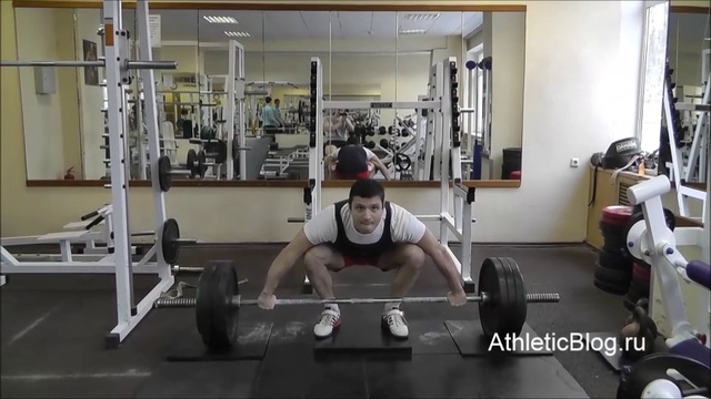 Тяга рывковым хватом 160 кг. Силовая тренировка