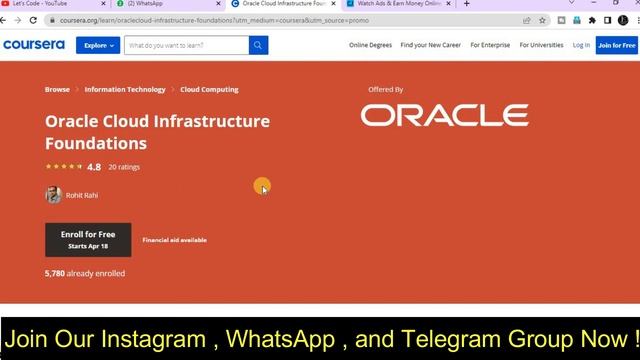 Coursera Paid Courses for FREE | Coursera Free Certificate | AWS , Oracle Courses Certificate смотреть онлайн