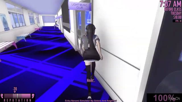 ERIKA RULES THE SCHOOL | ERIKA NANAMI MOD | Yandere simulator смотреть онлайн