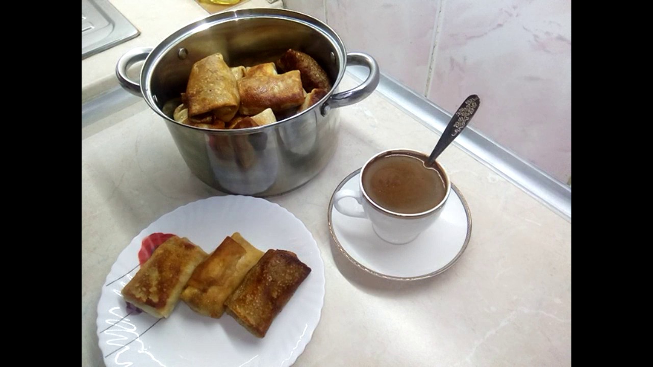 Блины  с творогом