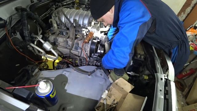 Замена ГРМ на 2UZ-FE — Toyota Land Cruiser 100 Часть 2... смотреть онлайн