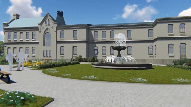 Ревитализация усадьбы Кокорева в г. Пушкин (Дипломный проект) смотреть онлайн