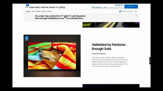 Samsung S95C 77" QD OLED TV Is Actually Available Now! смотреть онлайн